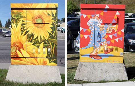 art district metal box|Please Stop Painting The Electrical Boxes (A Public .